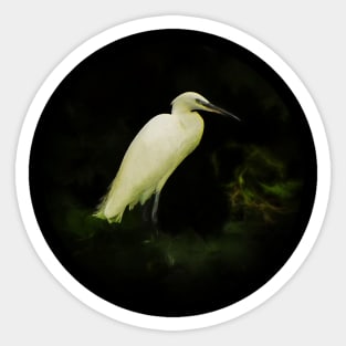 Egret Sticker